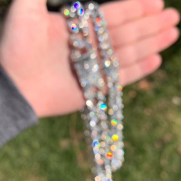 “Millionaire” Chain Set White Gold Iced Out - Picture 4 of 4